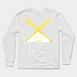 Softball Yellow Long Sleeve T-Shirt